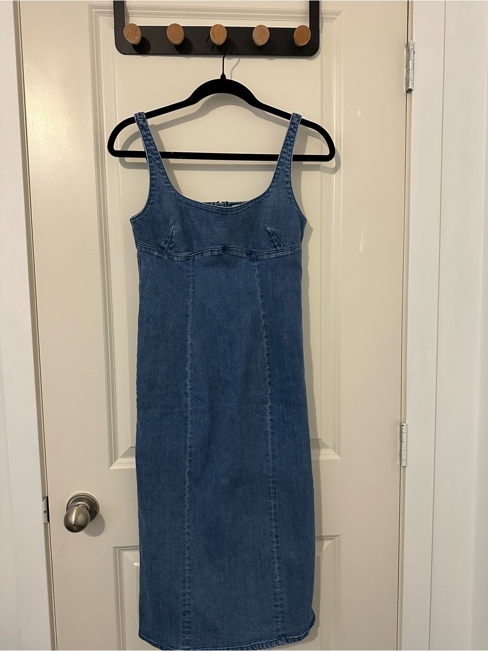 Simons Blue Denim Maxi Dress